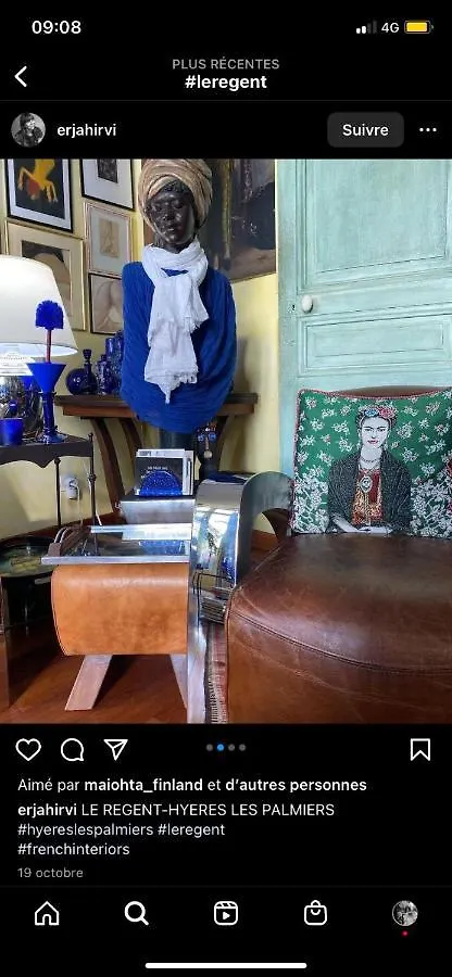 Chambres D'Hotes Le Regent Bed & Breakfast Hyeres